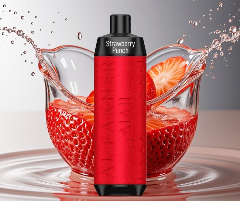 Al Fakher Crown Bar 8000 Puffs Vape: Tropische Verleiding met Aardbei Punch &ndash; Jouw Nederlandse Smaakrevolutie!