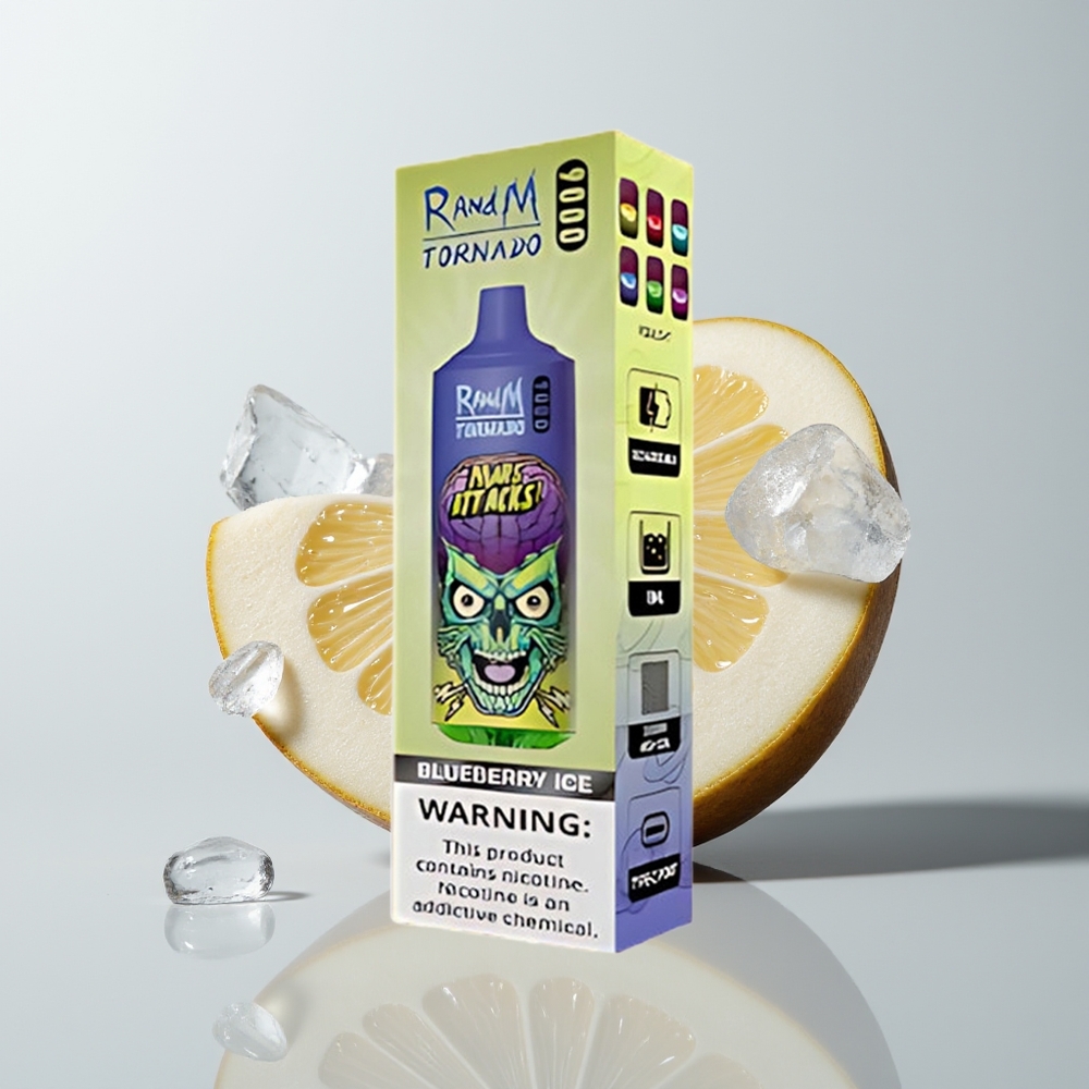 RandM Tornado 9000 &ndash; Blueberry Ice: Profesion&aacute;ln&iacute; recenze a důvody, proč si ji vybrat